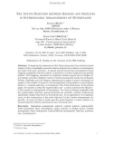 Báo cáo toán học: The Active Bijection between Regions and Simplices in Supersolvable Arrangements of Hyperplanes