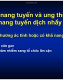 U nhú dịch nhầy trong ống tụy (Phần 2)