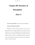 Chapter 099. Disorders of Hemoglobin (Part 1)