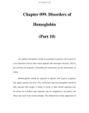 Chapter 099. Disorders of Hemoglobin (Part 10)