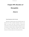 Chapter 099. Disorders of Hemoglobin (Part 6)