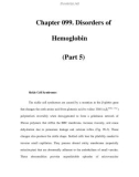 Chapter 099. Disorders of Hemoglobin (Part 5)