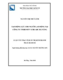 Luận văn Thạc sĩ Quản trị kinh doanh: Tạo động lực cho người lao động tại Công ty TNHH MTV Yuri ABC Đà Nẵng