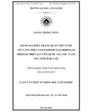 Luận văn Thạc sĩ Khoa học lâm nghiệp: Đánh giá hiện trạng quần thể Vượn Má vàng phía nam (Nomascus gabriellae Thomas 1909) tại Vườn Quốc gia Chư Yang Sin, tỉnh Đắk Lắk