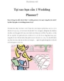 Tại sao bạn cần 1 Wedding Planner?