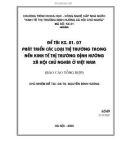 Báo cáo tổng hợp: Phát triển các loại thị trường trong nền kinh tế thị trường định hướng xã hội chủ nghĩa ở Việt Nam