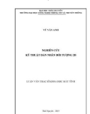 Luận văn Thạc sĩ Khoa học máy tính: Nghiên cứu kỹ thuật dán nhãn cho đối tượng 2D