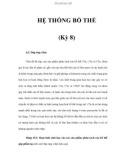 HỆ THỐNG BỔ THỂ (Kỳ 8)