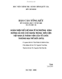 Báo cáo tổng kết đề tài khoa học cấp Bộ 2008: Hoàn thiện thể chế kinh tế thị trường định hướng xã hội chủ nghĩa trong điều kiện Việt Vam là thành viên của Tổ chức Thương mại Thế giới (WTO)