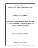 Luận văn Thạc sĩ Kinh tế: Đo lường các thành phần giá trị thương hiệu của doanh nghiệp đầu tư dự án bất động sản theo quan điểm khách hàng