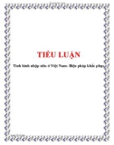 Tiểu luận: Tình hình nhập siêu ở Việt Nam- Biện pháp khắc phục