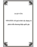 LUẬN VĂN: VINATEX với quá trình xây dựng và phát triển thương hiệu quốc gia