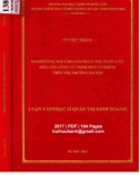 Luận văn Thạc sĩ Quản trị kinh doanh: Marketing mix cho sản phẩm trụ nước cứu hỏa của Công ty TNHH MTV Cơ khí 83 trên thị trường Hà Nội