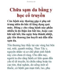 Chữa sạm da bằng y học cổ truyền