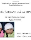 SIÊU ÂM ĐÁNH GIÁ ĐA THAI