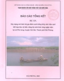 Xây dựng mô hình hộ đình nuôi thủy sản hiệu quả kết hợp bảo vệ bền vững hệ sinh thái rừng ngập mặn tại xã Phù Long, huyện Cát Hải, thành phố Hải Phòng