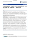 báo cáo khoa học: A rare cause of chronic mesenteric ischemia from fibromuscular dysplasia: a case report