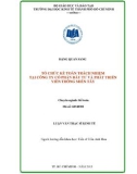 Luận văn Thạc sĩ Kinh tế: Tổ chức kế toán trách nhiệm tại Công ty cổ phần Đầu tư và Phát triển Viễn Thông Miền Tây