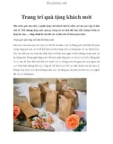 Trang trí quà tặng khách mời