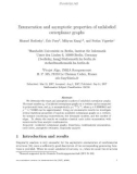 Báo cáo toán học: Enumeration and asymptotic properties of unlabeled outerplanar graphs