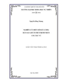 Luận văn Thạc sĩ Khoa học: Nghiên cứu biến đổi số lượng bản sao ADN ti thể ở bệnh nhân ung thư vú