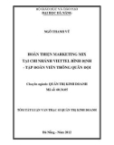 Tóm tắt luận văn thạc sĩ: Hoàn thiện Marketing Mix tại chi nhánh Viettel Bình Định - Tập đoàn viễn thông quân đội