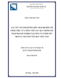 Tóm tắt luận văn Thạc sĩ Quản trị kinh doanh: Các yếu tố ảnh hưởng đến thái độ đối với công việc của nhân viên sau quá trình sáp nhập doanh nghiệp tại Công ty TNHH MTV dịch vụ mặt đất sân bay Việt Nam