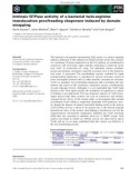 Báo cáo khoa học: Intrinsic GTPase activity of a bacterial twin-arginine translocation proofreading chaperone induced by domain swapping