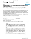 Báo cáo khoa học: Intrinsic disorder in Viral Proteins Genome-Linked: experimental and predictive analyses