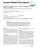 Báo cáo y học: Non union of scaphoid fracture in a cricketer – possibility of a stress fracture: a case report