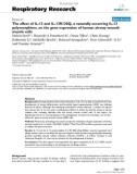 Báo cáo y học: The effect of IL-13 and IL-13R130Q, a naturally occurring IL-13 polymorphism, on the gene expression of human airway smooth muscle cells