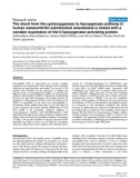 Báo cáo y học: The shunt from the cyclooxygenase to lipoxygenase pathway in human osteoarthritic subchondral osteoblasts is linked with a variable expression of the 5-lipoxygenase-activating protein