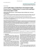 Báo cáo y học: A Novel Variable Number of Tandem Repeat of the Natriuretic Peptide Precursor B gene's 5'-Flanking Region is Associated with Essential Hypertension among Japanese Females