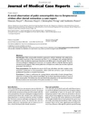 Báo cáo y học: A novel observation of pubic osteomyelitis due to Streptococcus viridans after dental extraction: a case report