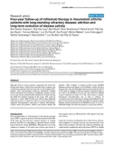 Báo cáo y học: Four-year follow-up of infliximab therapy in rheumatoid arthritis patients with long-standing refractory disease: attrition and long-term evolution of disease activity