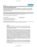 Báo cáo y học: Comparative analysis of processed ribosomal protein pseudogenes in four mammalian genomes