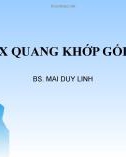 Bài giảng X Quang khớp gối