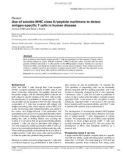 Báo cáo y học: Use of soluble MHC class II/peptide multimers to detect antigen-specific T cells in human disease.