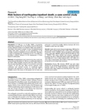 Báo cáo y học: Risk factors of earthquake inpatient death: a case control study