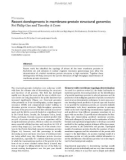 Báo cáo y học: Recent developments in membrane-protein structural genomics