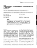 Báo cáo y học: Recent advances in our understanding of human host responses to tuberculosis