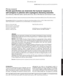 Báo cáo y học: Private specificities can dominate the humoral response to self-antigens in patients with cryptogenic fibrosing alveolitis 