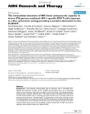 Báo cáo y học: The intracellular detection of MIP-1beta enhances the capacity to detect IFN-gamma mediated HIV-1-specific CD8 T-cell responses in a flow cytometric setting pro