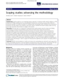 báo cáo khoa học: Open Access Scoping studies: advancing the methodology