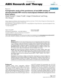 Báo cáo y học: Comparative study of the persistence of anti-HIV activity of deoxynucleoside HIV reverse transcriptase inhibitors after removal from culture