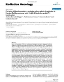 Báo cáo khoa học: Peripheral blood complete remission after splenic irradiation in Mantle-Cell Lymphoma with 11q22-23 deletion and ATM inactivation