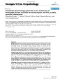 Báo cáo y học: A remission spectroscopy system for in vivo monitoring of hemoglobin oxygen saturation in murine hepatic sinusoids, in early systemic inflammation