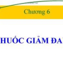 Bài giảng Chương 6: Thuốc giảm đau