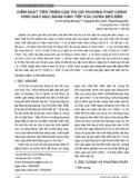 Kiểm soát tiến triển cận thị với phương pháp chỉnh hình giác mạc bằng kính tiếp xúc cứng đeo đêm