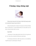 Choáng váng chóng mặt